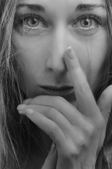 Free Stock Photo of Portrait of surprised woman