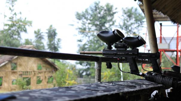 Free Stock Photo of Bamboo Airsoft Gun