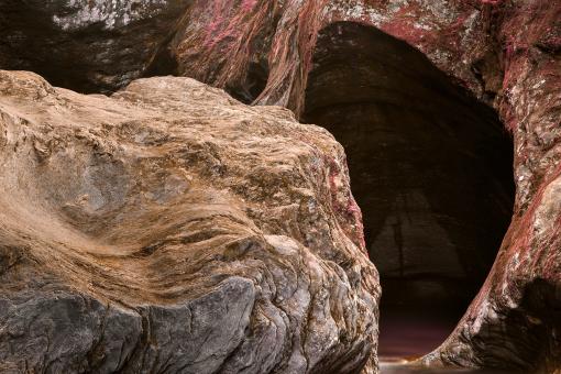 Free Stock Photo of Gobble Rock Cave - Tickle Me Pink