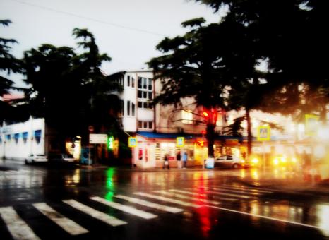 Free Stock Photo of Blurred Street Scene
