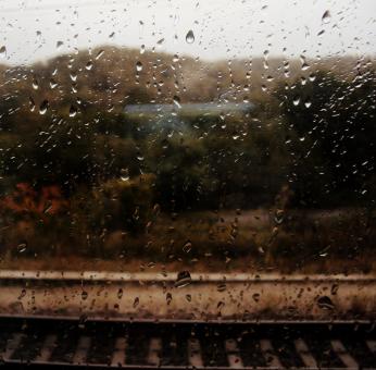 Free Stock Photo of Rain on Window