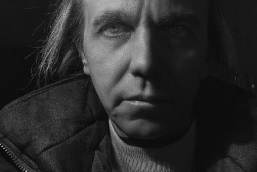 Free Stock Photo of Portrait of a Male in Black and White