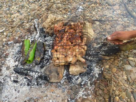 Free Stock Photo of Chicken Barbeque