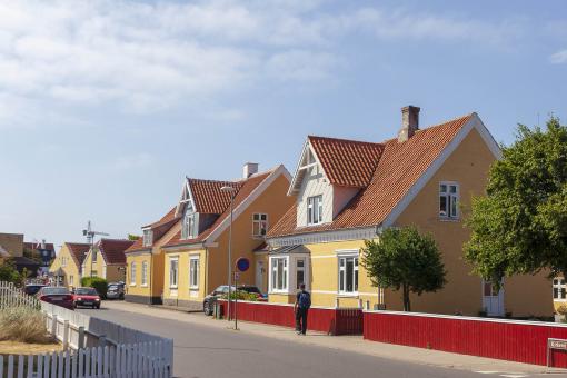Free Stock Photo of Resident Street in Skagen, Denmark