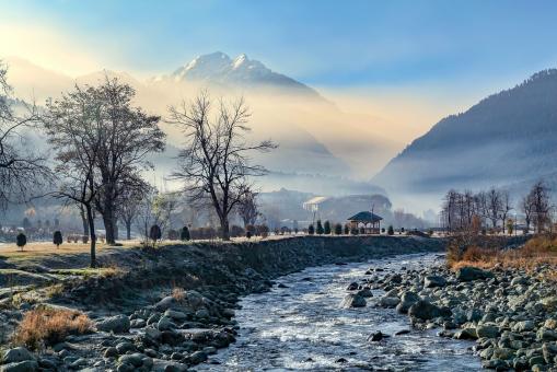 Free Stock Photo of Pahalgam a beautiful sight of Kashmir valley