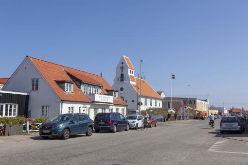 Free Stock Photo of Main shopping district in Skagen
