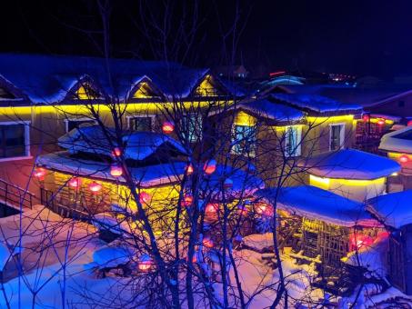 Free Stock Photo of Home of Snow - China's Snow Town