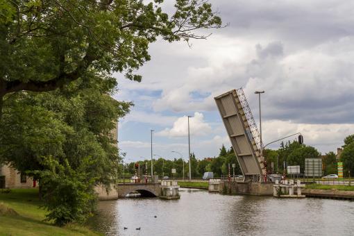 Free Stock Photo of Lift Bridge in Bruges, Belgium