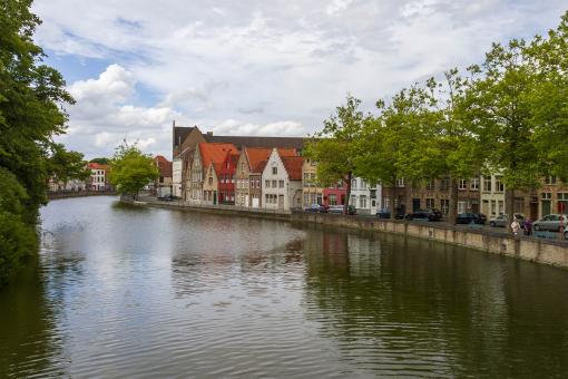 Free Stock Photo of Canal in Bruges, Belgium