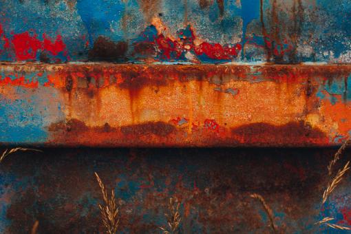 Free Stock Photo of Vivid Rusted Metal Texture