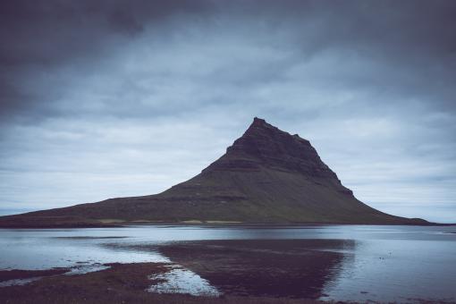 Free Stock Photo of Kirkjufell Mountain