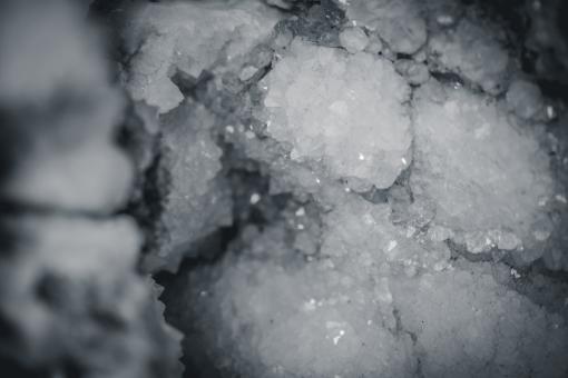 Free Stock Photo of Icy Mineral Crystal Rock Texture