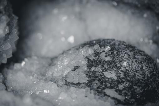 Free Stock Photo of Icy Crystal Rock Background