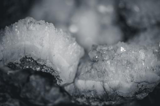 Free Stock Photo of Icy Crystal Rock Texture
