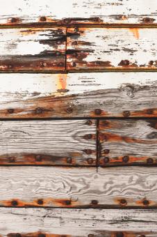 Free Stock Photo of Old Grungy Ship Hull - Wooden Background