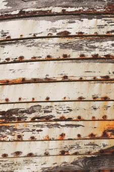 Free Stock Photo of Old Wooden Ship Hull Texture with Rust