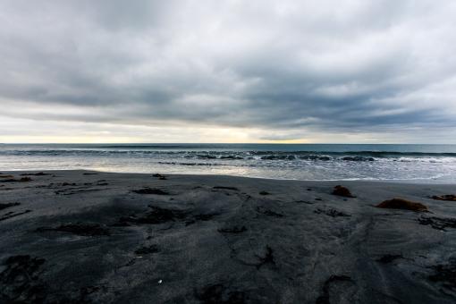 Free Stock Photo of Sandy Beach in Reykjanes Iceland