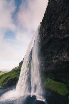 Free Stock Photo of Icelandic Waterfall Seljarlandsfoss