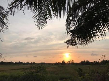 Free Stock Photo of Sunset in Vietnam