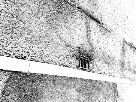 Free Stock Photo of Grunge Pavement Texture - Black and White