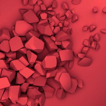 Free Stock Photo of gemstone 3d render and background