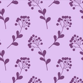 Free Stock Photo of Floral Seamless Purple Pattern