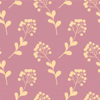 Free Stock Photo of Pink and Yellow Floral Pattern