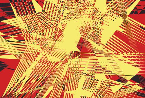 Free Stock Photo of Red and Yellow Abstract Shape Background