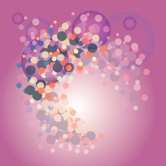 Free Stock Photo of Bubbles on Purple Background