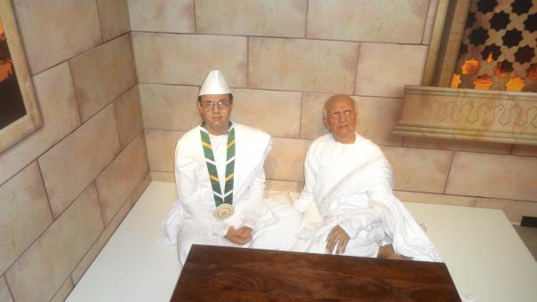 Free Stock Photo of Sardar Vallabh Patel and Subhash Chandra bose Vax Figures