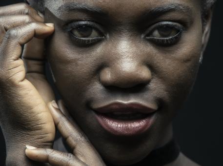 Free Stock Photo of African American Girl Portrait