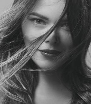 Free Stock Photo of Monochrome Female Portrait