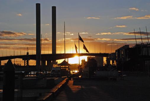 Free Stock Photo of Sunset In Docklands