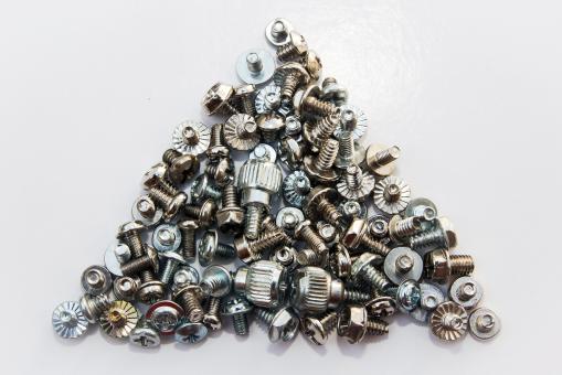 Free Stock Photo of Triangle from bolts