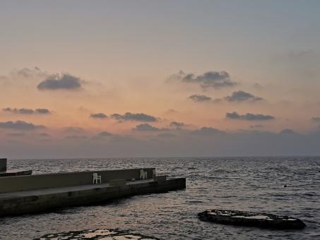 Free Stock Photo of Pier by Beirut Sea