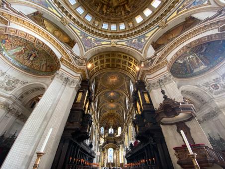 Free Stock Photo of St Pauls Cathedral Interior
