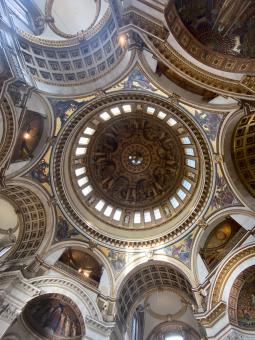 Free Stock Photo of St Paul's Cathedral Ceilings, London