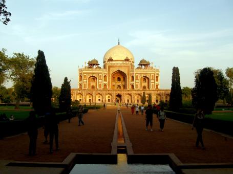 Free Stock Photo of Humayun's Tomb beautiful old Mughal architecture