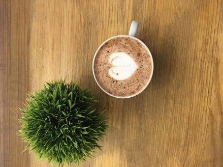Free Stock Photo of Cup of Coffee with Love