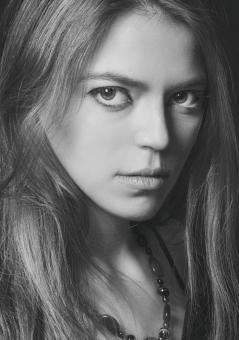Free Stock Photo of Female Model Portraiture - Monochrome