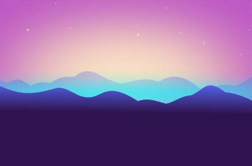 Free Stock Photo of Abstract Landscape - Abstract Mountains