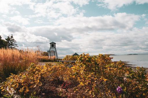 Free Stock Photo of Lighthouse in Autumn