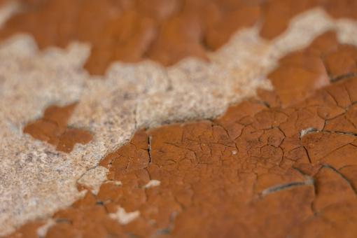 Free Stock Photo of Aged paint peeling from the wall