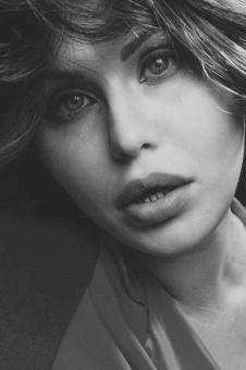 Free Stock Photo of Female Monochrome Portrait