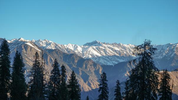 Free Stock Photo of Himalayan Mountain Range Uttarakhand