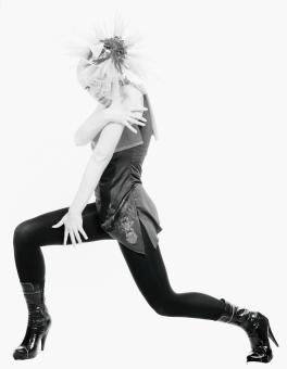 Free Stock Photo of Posing Fashion Model - Monochrome