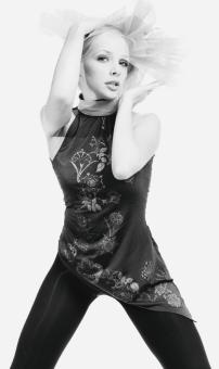 Free Stock Photo of Blond Girl - Fashion Model - Monochrome
