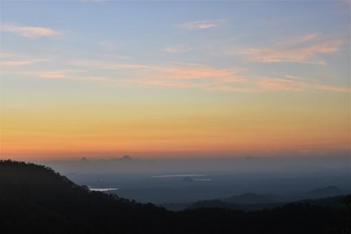 Free Stock Photo of Fog on top of the mountain