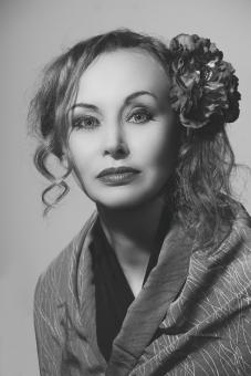 Free Stock Photo of Female Portrait - Retro - Monochrome