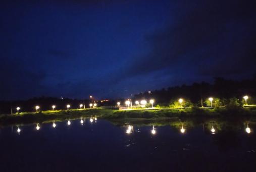 Free Stock Photo of Walkway in Angamaly at Night